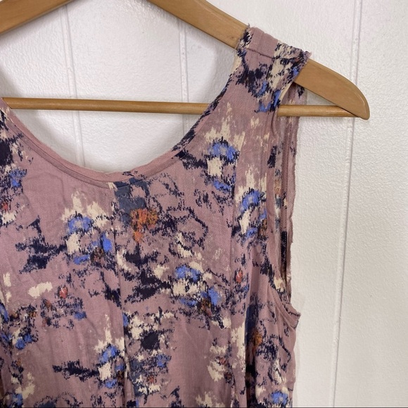 Lush Purple Floral Swing Dress - Picture 3 of 7